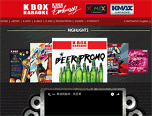 Tablet Screenshot of kboxkaraoke.com.my